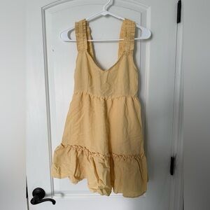 Blu Pepper Sunny Yellow wimen’s Dress Medium
